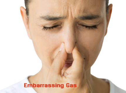 embarrassing gas